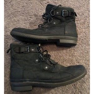 UGG Cecile Boot 1007999 Waterproof Winter Duck Boots Shearling Wool Lined